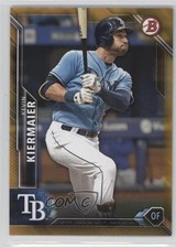 2016 Bowman Gold 50/50 Kevin Kiermaier #86 z5b