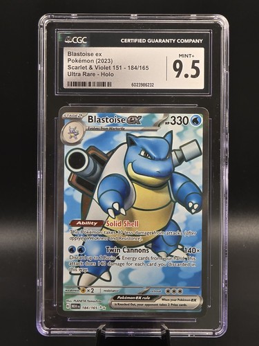 Blastoise ex graded CGC 9.5 for sale on eBay