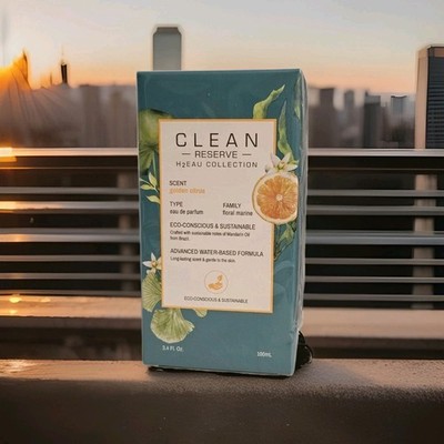 Clean Reserve H2EAU Golden Citrus Eau de Parfum Spray 3.4 fl oz Vegan