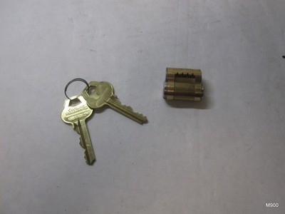 Single ASSA ABLOY Interchangeable Core Cylinder 1-1/8'' OAL x 5/8'' W with 2 Keys