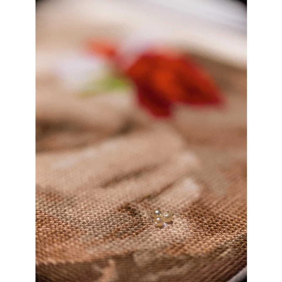 Kit Punto de Cruz Contado Rosa Boda 21 x 28 cm Foto 2 de 4