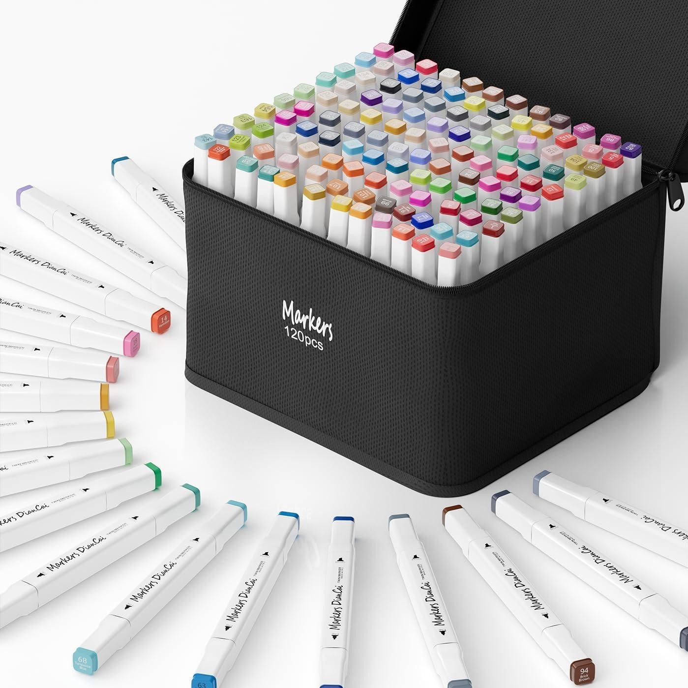 ,dual Tip Coloring Markers For Artists,art Marker Set
