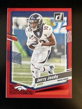 Jerry Jeudy 2023 Donruss Press Proof Red #87 Denver Broncos