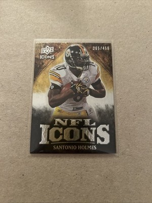  2009 Upper Deck Icons Nfl Icons Santonio Holmes #IC-SH 265/450 SP Steelers