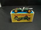 T214-MATCHBOX LESNEY No19D LOTUS RACING CAR AND BOX.
