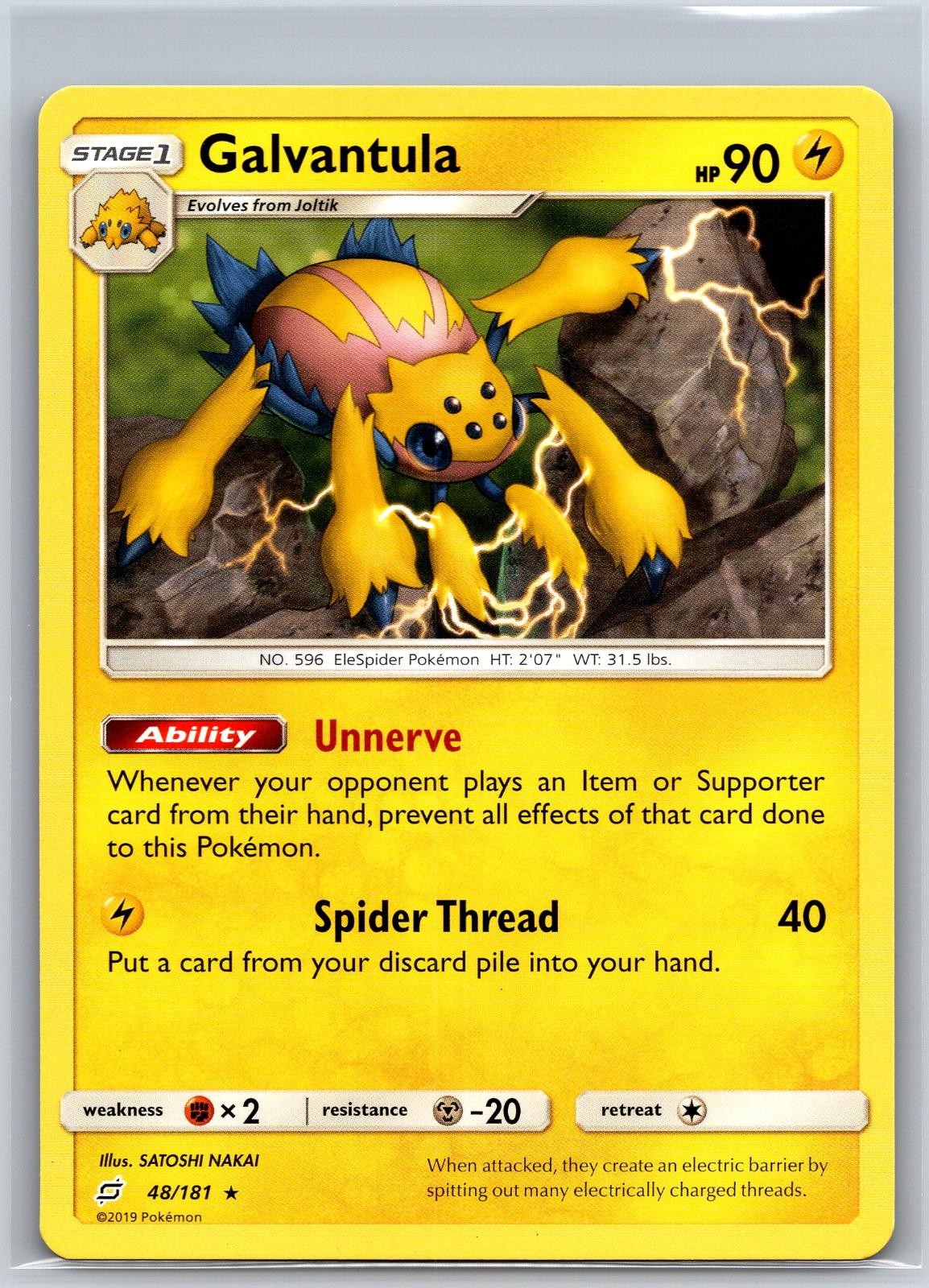 Galvantula 48/181 Rare Team Up Pokemon NM/M 620-34
