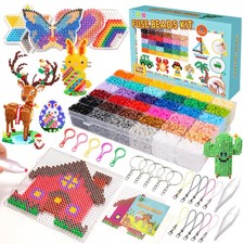 Meland Fuse Beads Kit - 11,000 pcs 36 Color Beads for Craft for Girls Age 5-1...
