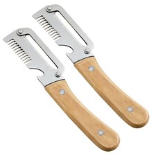 2pcs 3 In 1 Serrated Peeling Knife, Veggie Pe...