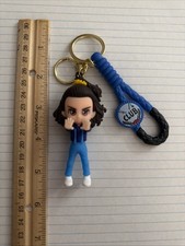 Eleven From Stranger Things Rubber  Metal Keychain New Fast Shipping 