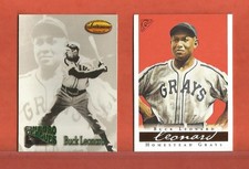 Buck Leonard Negro Leagues Homestead Grays Baseball card lot 2