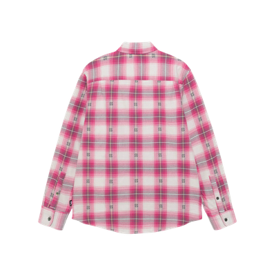 トップス stussy 25SS MOTIF PLAID SHIRT PINK L Stussy Motif Plaid Shirt Pink | eBay