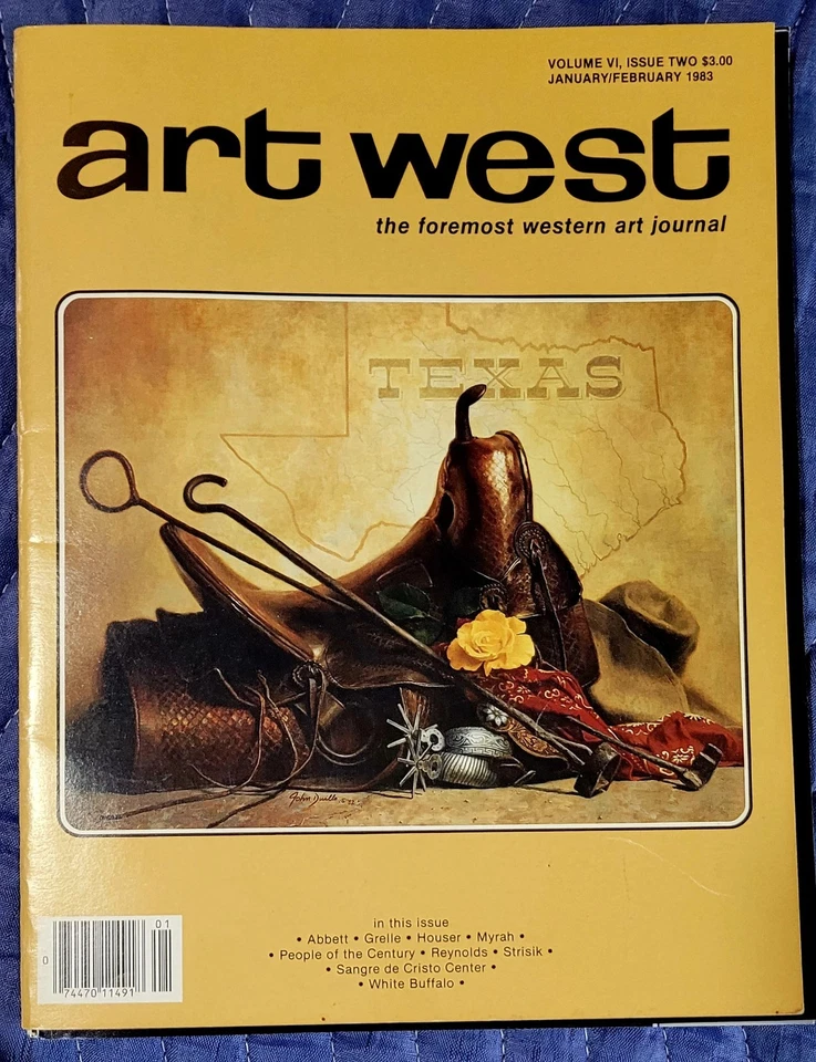 Art West the Foremost Western Art Journal Magazine 1983-1985 12 Issues Very Nice Foto 2 de 4