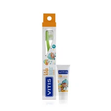 Vitis® Kids Toothbrush with Gel Toothpaste 8ml