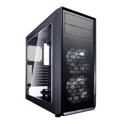 Fractal Design Focus G ATX Mid Tower Black Chassis with Acrylic Window Case