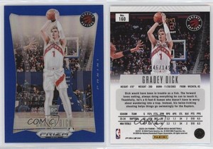 2023-24 Panini Prizm Deca Blue Prizm /149 Gradey Dick #160 Rookie RC