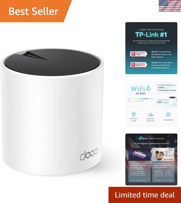 Deco X55 AX3000 WiFi 6 Mesh System - Covers up to 2500 Sq.Ft., Replaces Wirel...