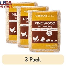 Pine Wood Pet Bedding Eco Friendly Natural Odor Absorbent Small Pets Chickens US