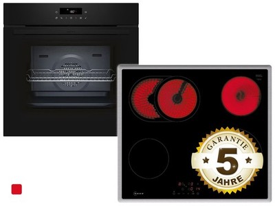 Neff BTX46PB0 Set Backofen B2CCJ7AK3 + Glaskeramikkochfeld T16SBN1L0