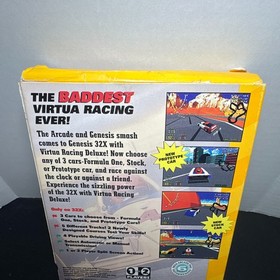 Virtua Racing Deluxe (Sega Genesis 32X, 1994) Boxed Complete W/ Manual