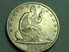 1858-O LIBERTY SEATED  HALF DOLLAR   NICE HIGH  GRADE