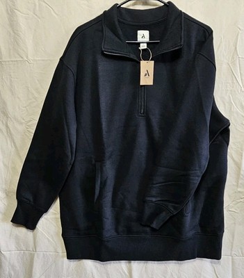 Amazon Essentials Women's XL Sweat Shirt  Pullover 1/4 Zip  