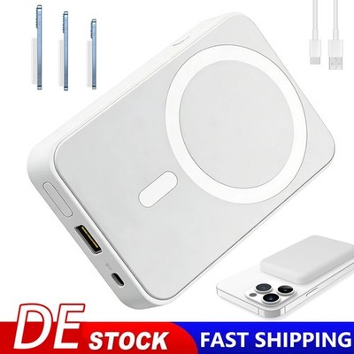 Magnetic Battery 5000mAh kabellose Powerbank für iPhone 17/16/15/14 Plus/Pro/Max