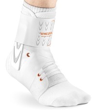 Slim-Fit Ankle Brace for Sprained Ankle, Quick Lace Up Ankle for Men with 2 A...