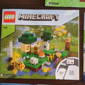 lot of 5 Minecraft and Chima instruction booklets
