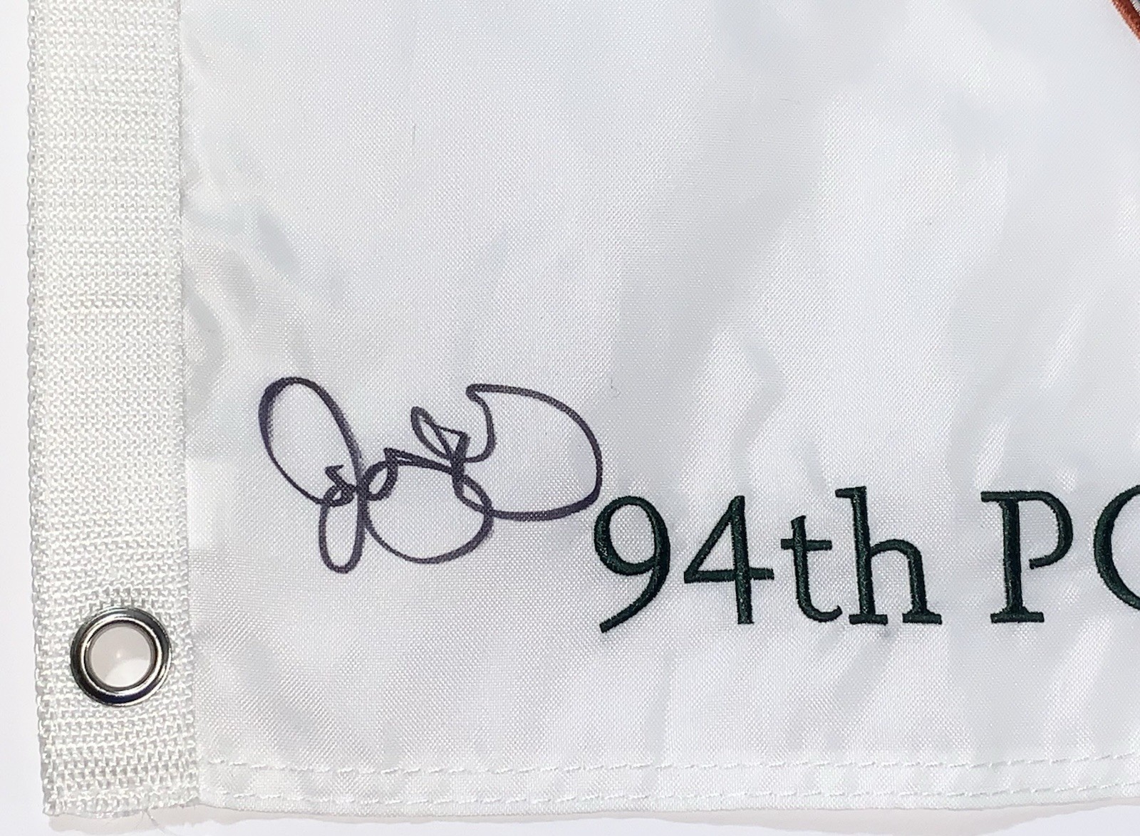 Rory Mcilroy signed 2012 Pga Championship Flag Kiawah golf white psa dna loa view 8