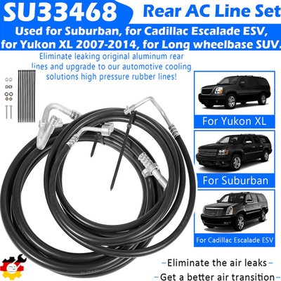 SU33468 Air Conditioning Lines Rear AC Line Set AC Hoses Fit for Chevy Suburban