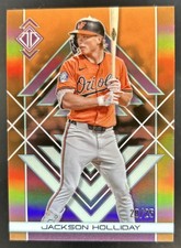 2025 Topps Transcendent Jackson Holliday Icons Chrome Orange Refractor #/25