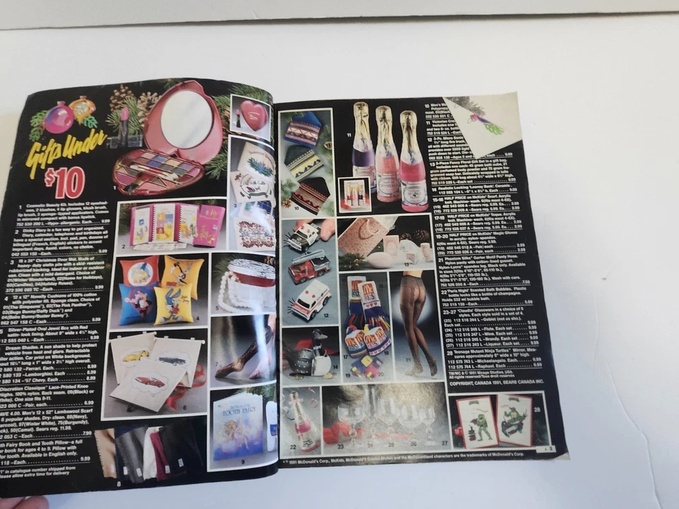 VINTAGE 1991 SIMPSONS SEARS CHRISTMAS WISH BOOK CATALOG WISHBOOK RARE - Image 2 of 4