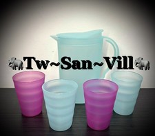 Tupperware Kids Toy Mini Impressions Pitcher Tumbler Party Set of 5 New 