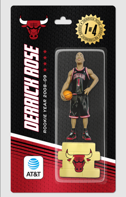 Chicago Bulls Derrick Rose Rookie Collectible Figurine #1/4 SGA 11