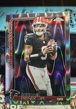 2025 Topps Chrome Michael Penix Jr Ray Wave #15