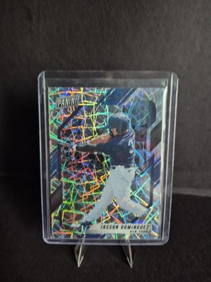 2021 Panini VIP  - SILVER LAZER PRIZM - JASSON DOMINGUEZ #JD
