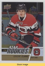 2017-18 Upper Deck CHL Star Rookies Rainbow Graeme Clarke #327 READ 3vx