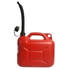 Plastic Fuel Canister Can 10L Flexible Spout  Petrol Diesel Lawn Mower Jerry Can