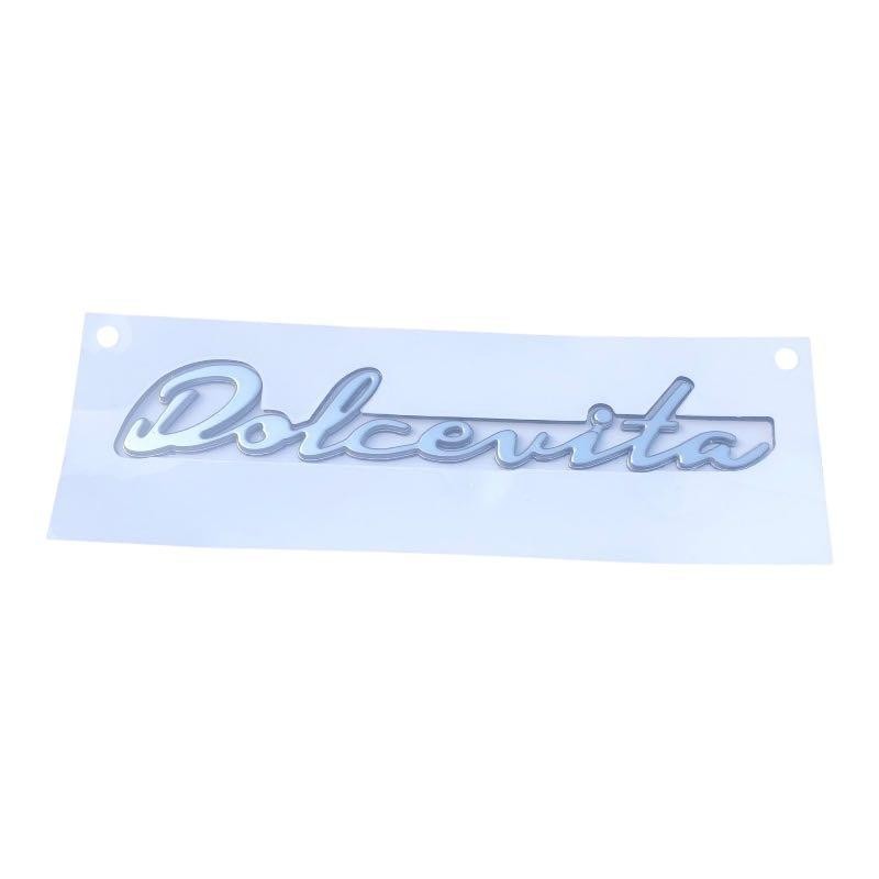 Insigne de coffre FIAT 500 Dolcevita 735717826 emblème chromé haut de gamme pour carrosserie