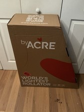 byACRE Carbon Ultralight Rollator Walker, Carbon Black, Regular Track New