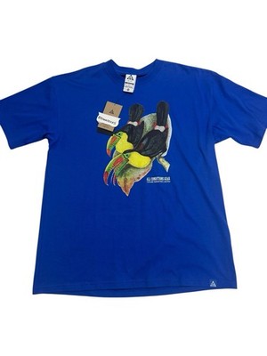 Nike ACG Blue Corcovado Costa Rica Toucan T-Shirt HJ0792 480 Men's