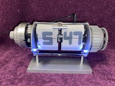 Bomba Flip Mechanical Alarm Clock Retro ‘Green Lantern Movie’ WORKING