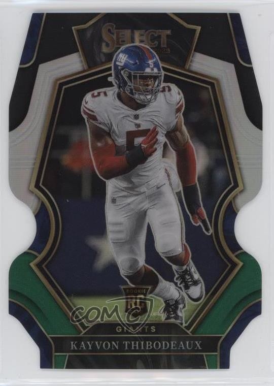 2022 Panini Select Black & Green Prizm Die-Cut Kayvon Thibodeaux #175 Rookie RC