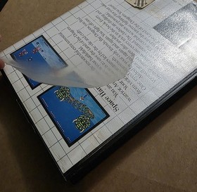 Space Harrier (Sega Master System, 1986) Game Cartridge & Case - Tested