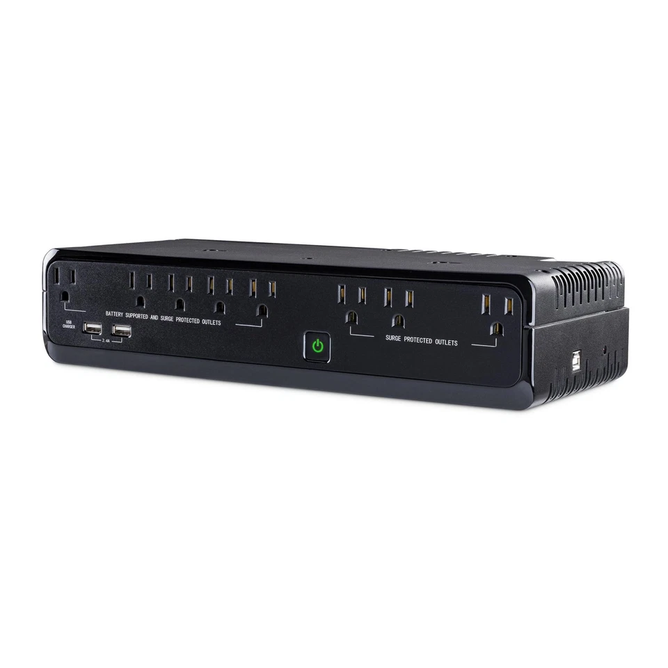 SL700U Standby UPS System, 700VA/370W, 8 Outlets, Slim Profile, Black - Image 2 of 4
