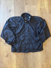 Vintage 80s Chili Pepper Windbreaker Jacket Large Black Nylon lightweight Nylon