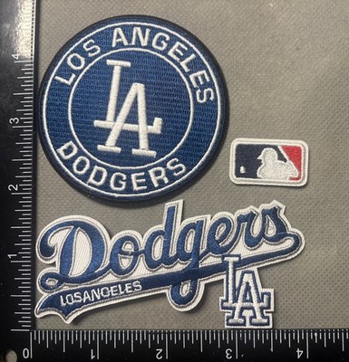LOS ANGELES DODGERS LOT SET OF 3 MLB BASEBALL IRON ON PATCHES