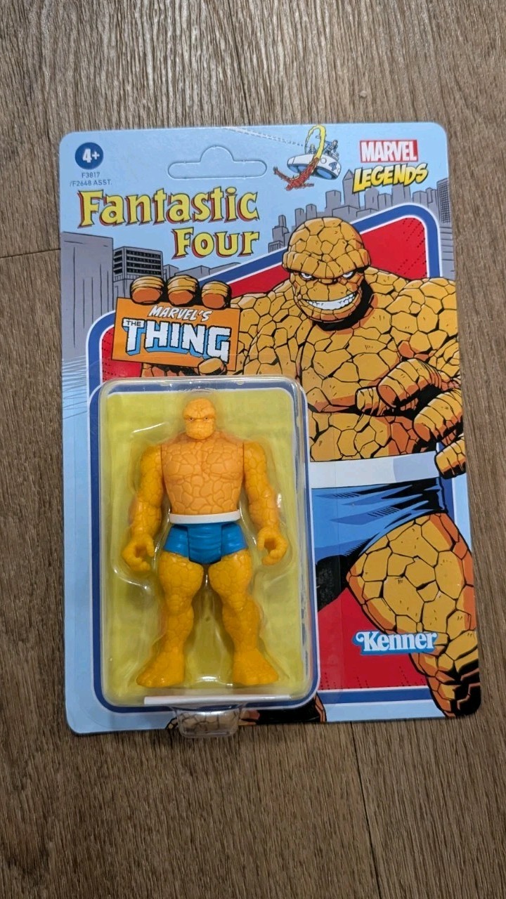 Marvel Legends Retro Line THE THING 3.75"" Action Figures Hasbro Kenner Toys - Image 2