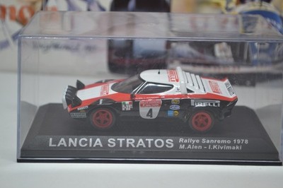 IXO / DEA - 1978 SANREMO RALLY - LANCIA STRATOS #4 - 1/43 SCALE CAR