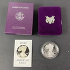 1986 S San Francisco American Silver Eagle Proof Dollar $1 Coin W Box And Coa